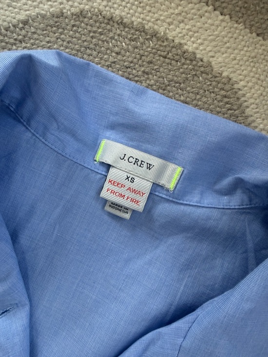 J. Crew women’s Blue Pajama Set with Black Piping… perfect for Spring! Clean:) - Picture 2 of 3